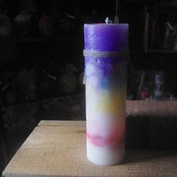 candle　tall円柱wide6.5㎝　ｃ3026 4枚目の画像