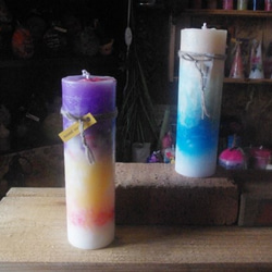 candle　tall円柱wide6.5㎝　ｃ3026 6枚目の画像
