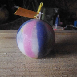 candle　ミニ球体6㎝　ｃ3061 4枚目の画像