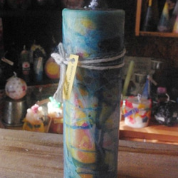 candle　tall円柱wide6.5㎝　c3073 2枚目の画像