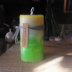 candle　ミニ円柱wide5㎝　c3102 1枚目の画像