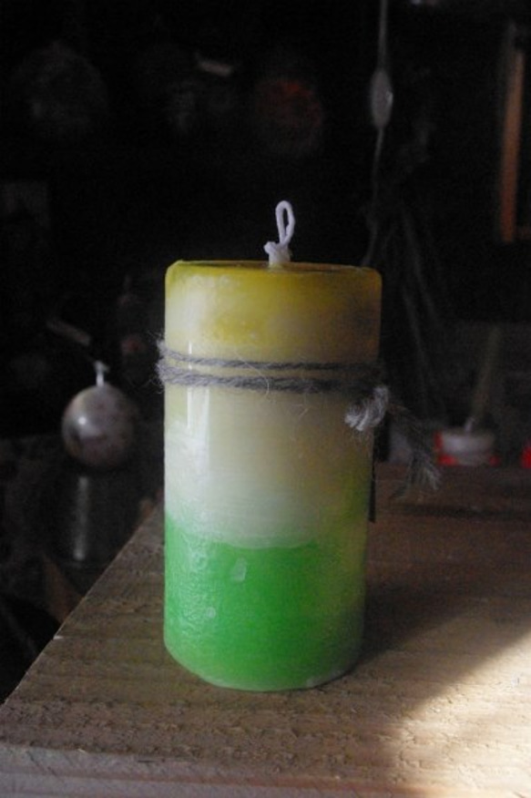 candle　ミニ円柱wide5㎝　c3102 4枚目の画像