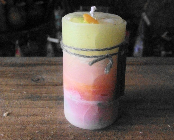 candle　円柱wide5㎝　ｃ3325 3枚目の画像