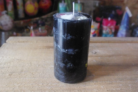 candle　ミニ円柱　スマイル　ｃ3227 3枚目の画像