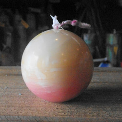 candle　球体8㎝　ｃ3268 2枚目の画像