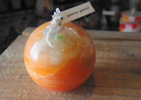 キャンドル　球体8cm　ｃ3365 2枚目の画像