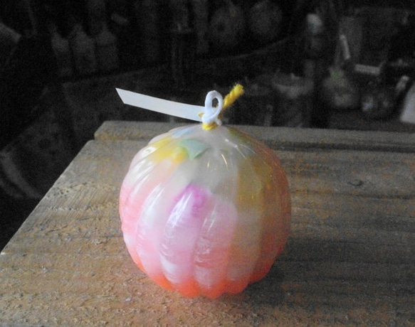 キャンドル　ツイスト球体７cm　ｃ3721 4枚目の画像