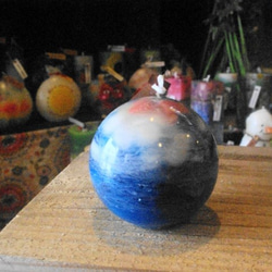 キャンドル　球体８cm　ｄ１９６ 3枚目の画像