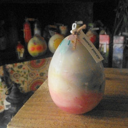 キャンドル　egg中サイズ　ｄ２０２ 1枚目の画像
