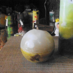キャンドル　球体8cm　ｄ３２３ 2枚目の画像
