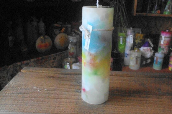 candle　tall円柱wide6.5cm　ｄ６６３ 1枚目の画像