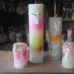 candle　円柱wide6cm　ｄ６６7 5枚目の画像