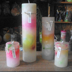 candle　円柱wide6cm　ｄ６６８ 5枚目の画像