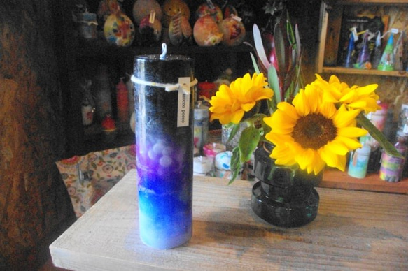 candle　tall円柱wide6.5cm　ｄ６７１ 6枚目の画像