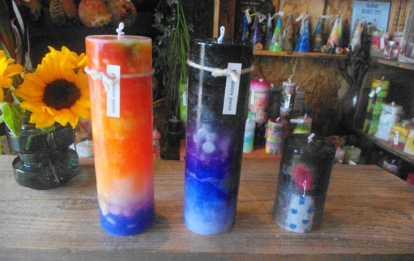 candle　tall円柱wide6.5cm　ｄ６７１ 7枚目の画像