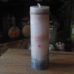 candle　tall円柱wide6.5cm　ロウソクのろうそく　ｄ６７３ 5枚目の画像