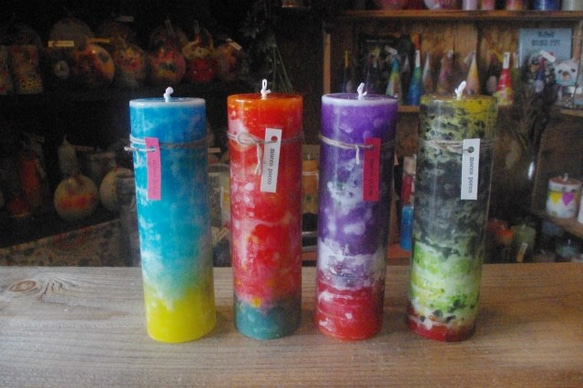 candle　tall円柱wide6.5cm　ｄ１０１４ 5枚目の画像