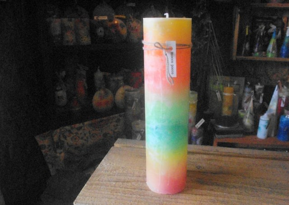 candle　更にtall円柱wide7ｃｍ　ｄ１０２０ 1枚目の画像