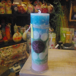 candle　tall円柱wide6.5ｃｍ　d1024 2枚目の画像