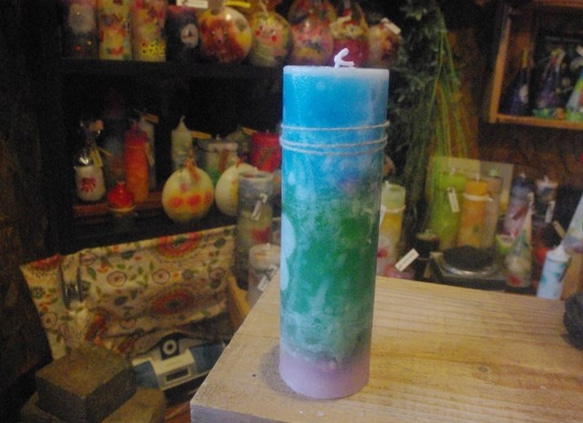 candle　tall円柱wide6.5ｃｍ　d1024 4枚目の画像