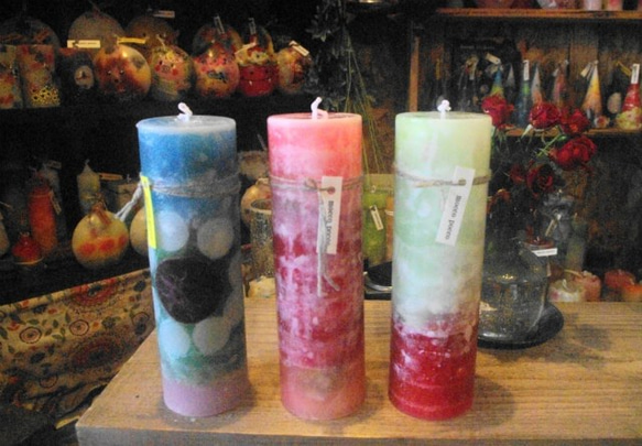 candle　tall円柱wide6.5ｃｍ　ｄ１０２７ 8枚目の画像