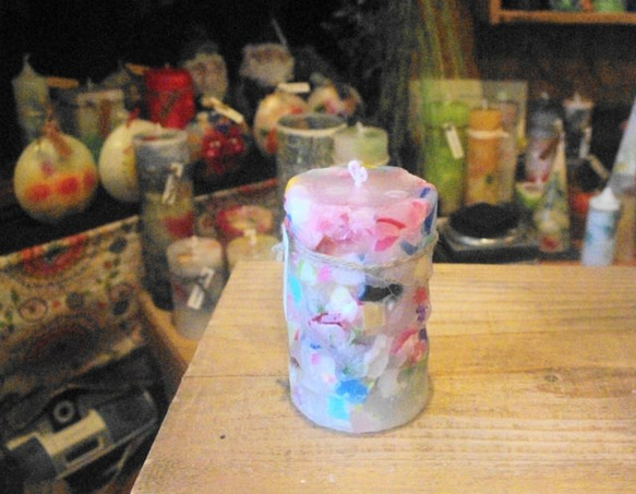 candle　円柱wide7ｃｍ　ｄ１０２９ 3枚目の画像