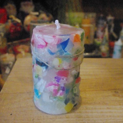 candle　円柱wide7ｃｍ　ｄ１０２９ 4枚目の画像