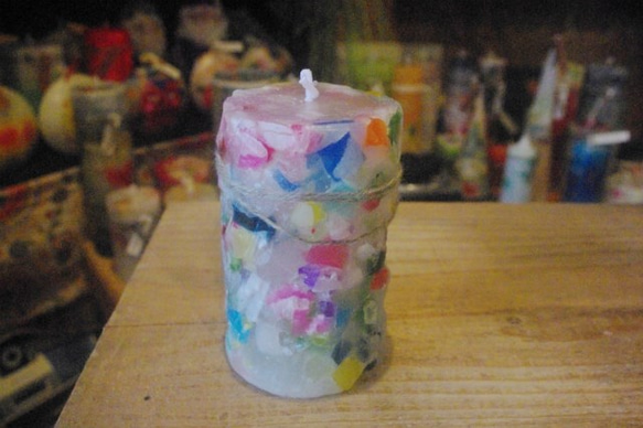 candle　円柱wide7ｃｍ　ｄ１０２９ 4枚目の画像