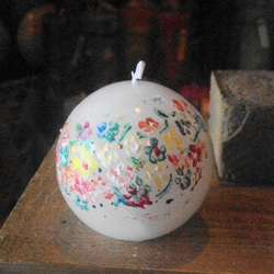 キャンドル　球体8ｃｍ　ｄ１１６７ 2枚目の画像