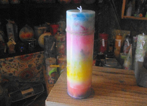 candle　tall円柱wide6.5ｃｍ　ｄ１２４０ 3枚目の画像