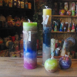 candle　少し大きめ円柱wide8ｃｍ　ｄ１２４７ 4枚目の画像