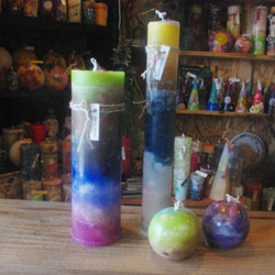 candle　少し大きめ円柱wide8ｃｍ　ｄ１２４７ 7枚目の画像