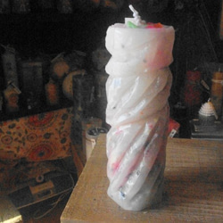 candle　彫刻tall円柱wide7ｃｍ　ｄ１３３２ 4枚目の画像