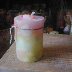 candle　円柱wide7ｃｍ　ｄ１958 2枚目の画像