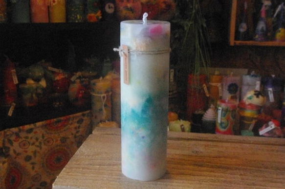 candle　tall円柱wide6.5ｃｍ　ｄ１９６２ 2枚目の画像