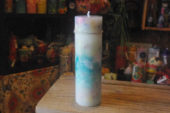 candle　tall円柱wide6.5ｃｍ　ｄ１９６２ 3枚目の画像