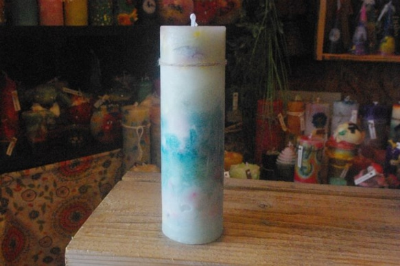 candle　tall円柱wide6.5ｃｍ　ｄ１９６２ 4枚目の画像