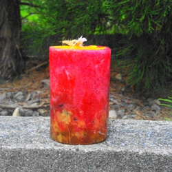 candle　円柱wide7ｃｍ　ｄ２０４6 3枚目の画像