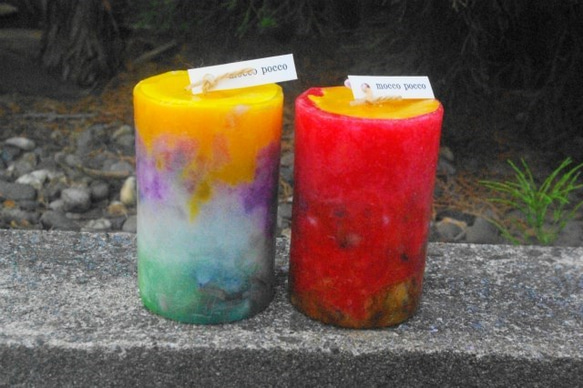candle　円柱wide7ｃｍ　ｄ２０４6 5枚目の画像