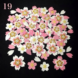 Rueia*クラフトパンチ16☆アレンジフラワーセット☆コスモス（葉）30枚