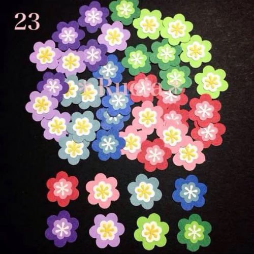 Rueia*クラフトパンチ23☆アレンジフラワーセット☆ビンカ40枚 その他