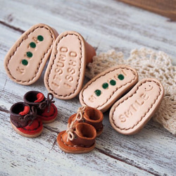 ちいさな革靴のファミリーセット《オーダー製作》 2枚目の画像