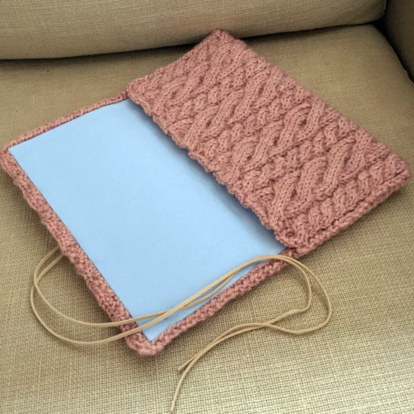 ニットクラッチバッグ『Ｃａｂｌｅ』ピンク 