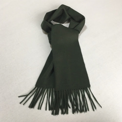 ダークブラウン ロゴ入り マフラー カシミヤマフラー ダークブラウン マフラー crews 通販 6586292