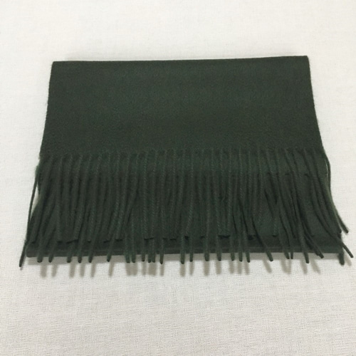 カシミヤマフラー オリーブグリーン マフラー crews 通販 6586057