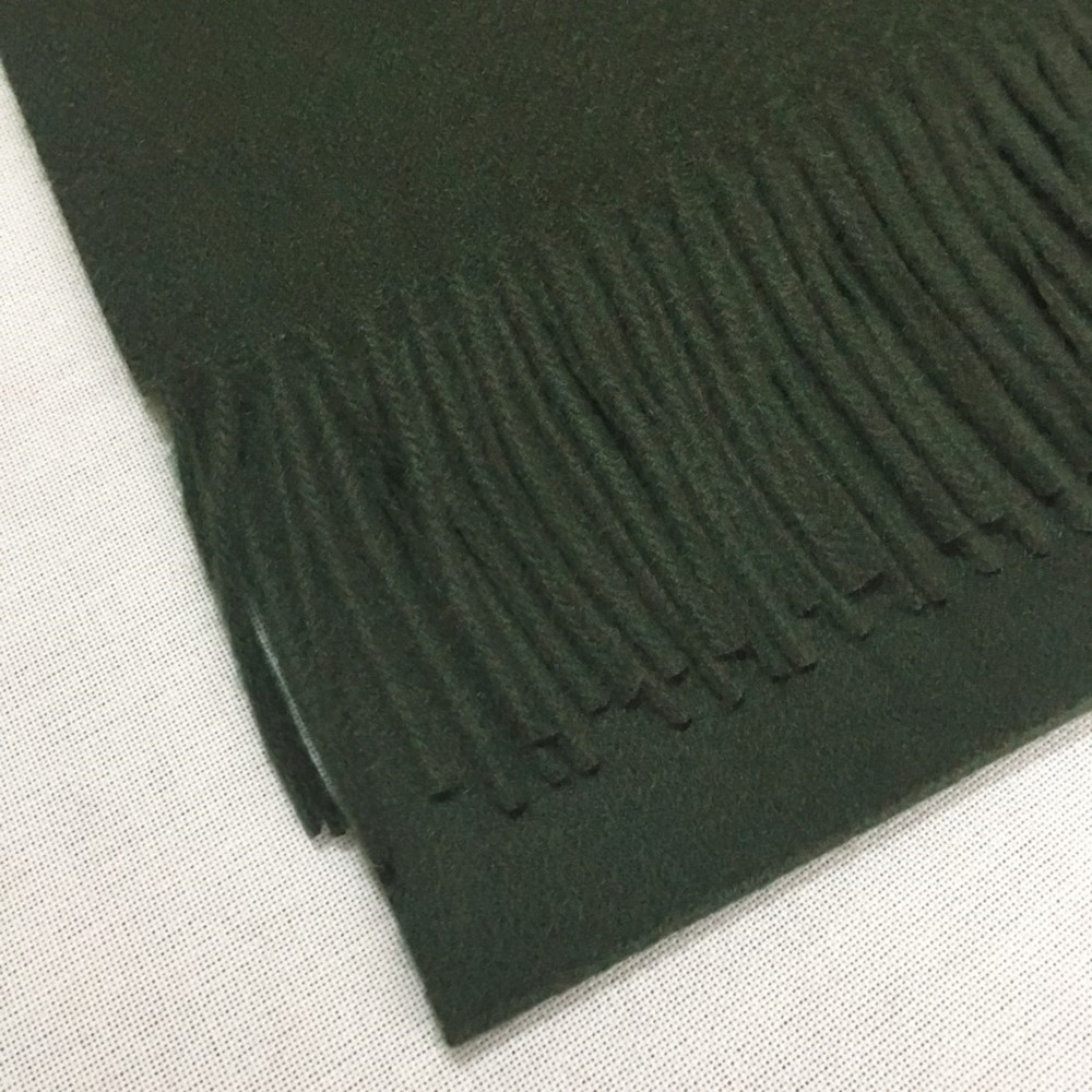 カシミヤマフラー　オリーブグリーン