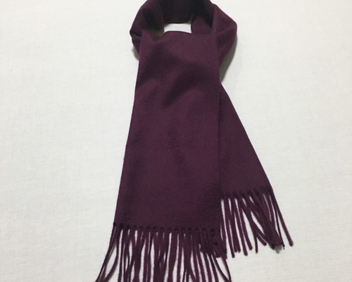 COLOMBO カシミヤ マフラー ダークパープル COLOMBO カシミヤ マフラー ダークパープル colombo（コロンボ