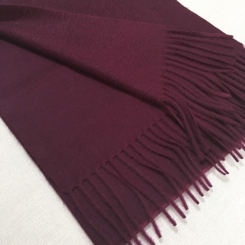 COLOMBO カシミヤ マフラー ダークパープル カシミヤマフラー パープル マフラー crews 通販 6586298｜Creema