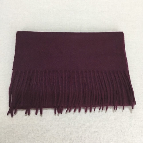 エルメス カシミヤ マフラー　パープル 楽天市場】【中古】HERMESカシミヤマフラー パープル【価格見直し