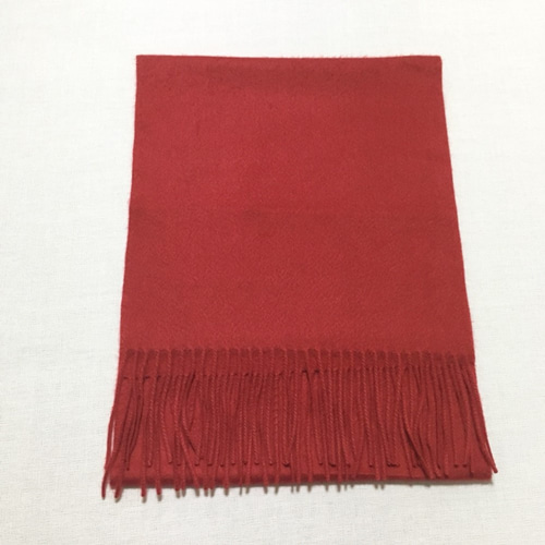 カシミヤマフラー レッド マフラー crews 通販 6586303｜Creema